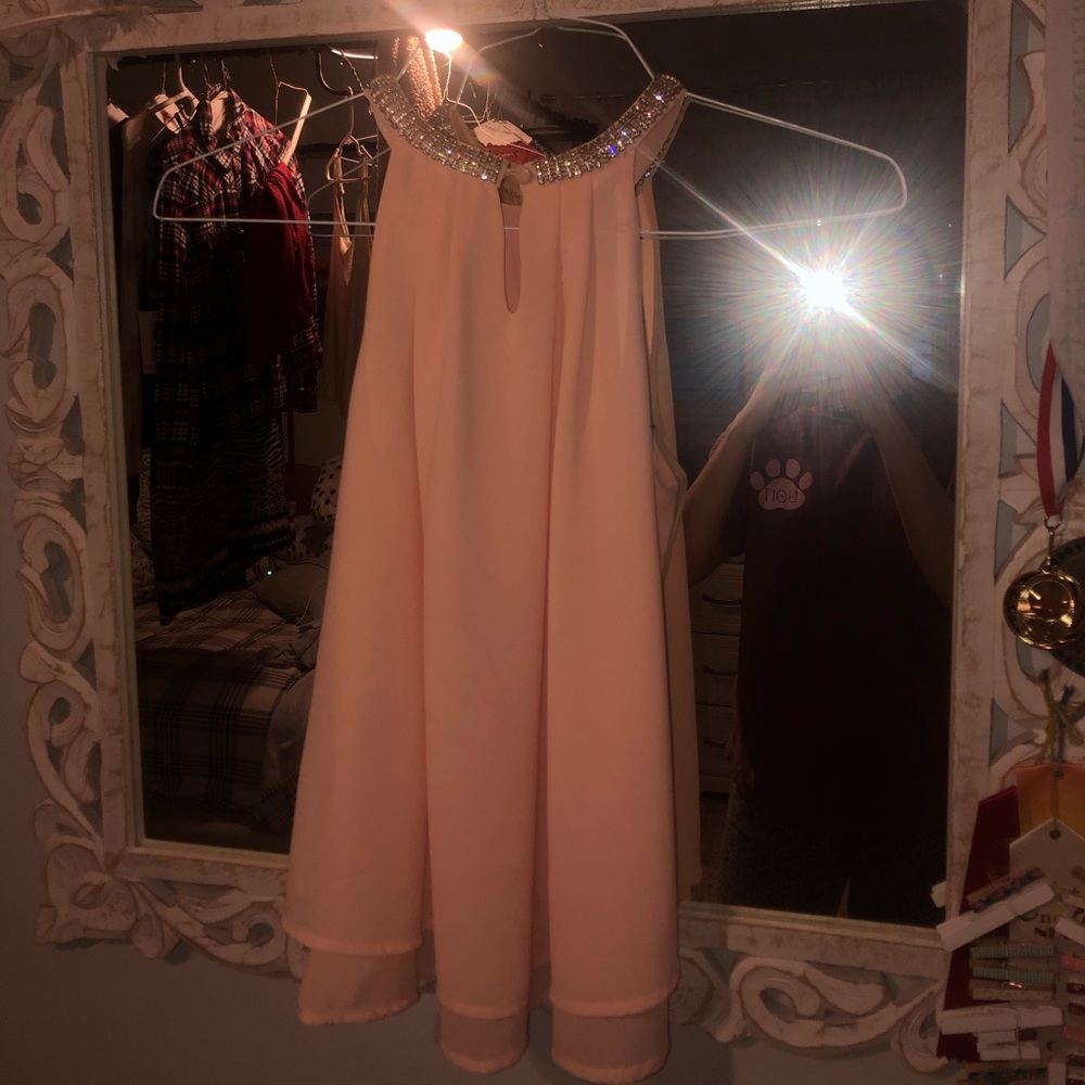 Sparkle calor pink blouse